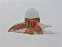 Metal Ladies Hat Brooch