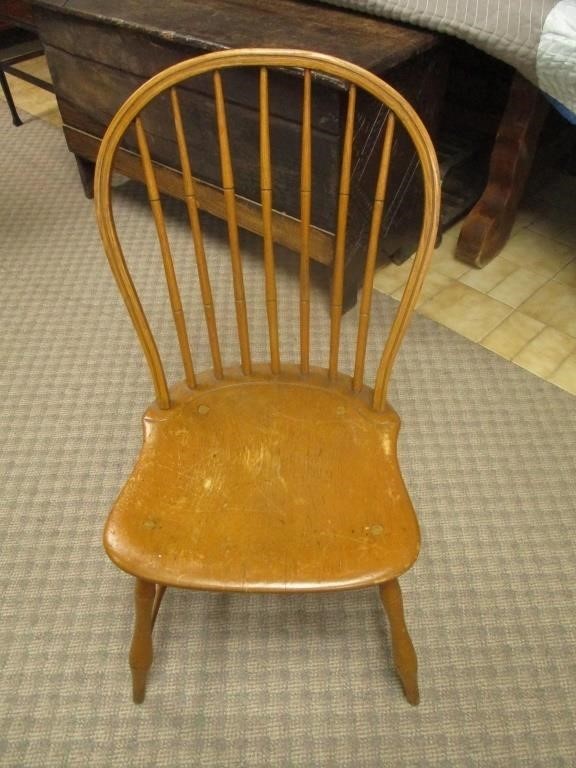 Antique Wooden Chair  35" H