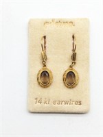 Germany 14 Kt Post K&L Earrings