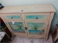 Nautical cabinet server with drawers 40" x12" x