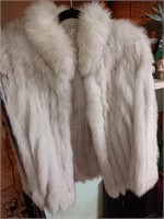 Medium saga fox fur coat very nice.