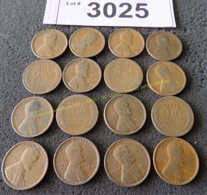 Pre 1920 Wheat pennies