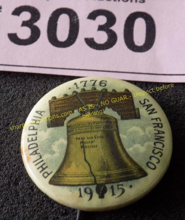 1915 San Franciso and Philadelphia Liberty Bell