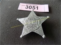 metal badge sheriffs