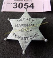 metal badge Tombstone