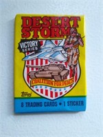 G) New, sealed, Desert Storm Victory Cards