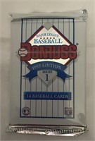 Donruss 1993 baseball unopened pack