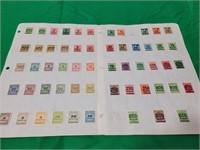 (2) Sheets 1920's Germany Reich Stamps