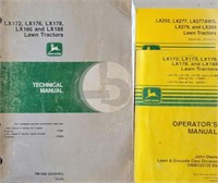 John Deere technical manual for LX172-LX188 lawn t