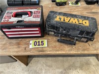 Mini tool box and Dewalt case