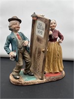 Vtg Drunk Man, Angry Wife With Rolling Pin