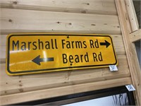 MARSHALL FARMS / BEARD ROAD SIGN