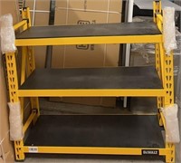 DEWALT 3 SHELF INDUSTRIAL STORAGE RACK 50"X18"X48