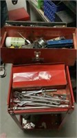 2- Metal Tool Boxes Contents Included
