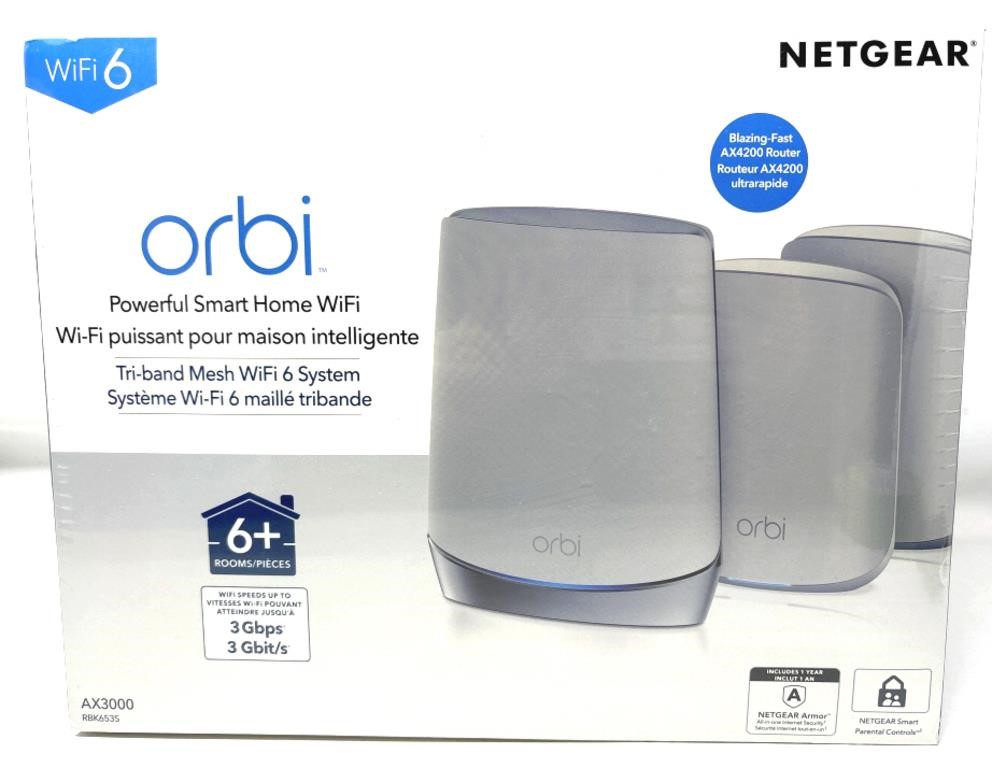 * Sealed * Orbi Powerful Smart Home Wifi