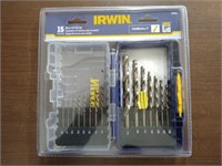IRWIN 15 Pc. Cobalt Drill Bit Set.