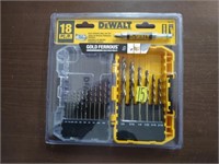 DEWALT 18 Pc. Gold Ferrous Drill Bit Set.