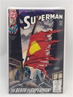DC Superman Comic-The Death of Superman