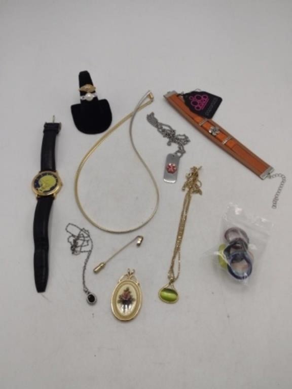 Mixed Fashion Jewelry/Diabetic Alert Tag Lot