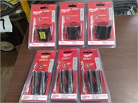 6 MILWAUKEE Assorted Carbide Grit Hole Saws.