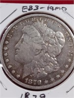 1879 Morgan Dollar Coin VF