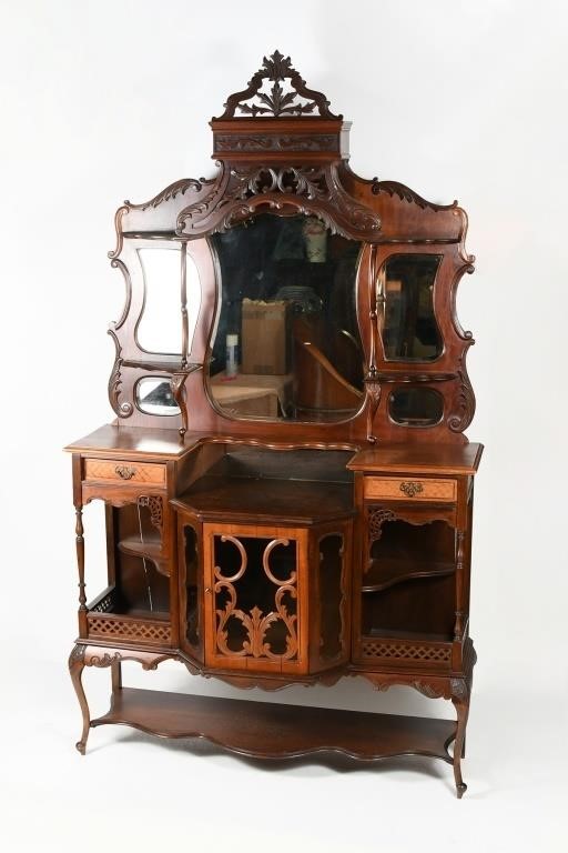 CARVED VICTORIAN ETAGERE