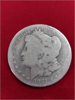 1881 Morgan Dollar Coin G
