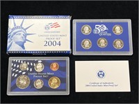 2004 US Mint Proof Set in Box with COA