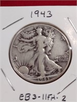 1943 Walking Liberty Half Dollar COin