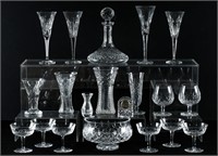 20 PC. WATERFORD CRYSTAL COLLECTION