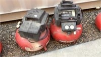 2- Porter Cable Pancake Air Compressors