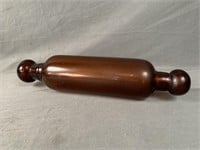 Amber Hand Blown Glass Rolling Pin