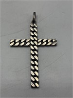 Sterling silver cross pendant