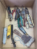 Box cutters pliers and more