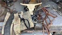 Assorted Bridles, Head Stalls, Padded Cinches