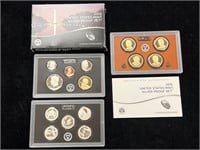2015 US Mint Silver Proof Set in Box with COA