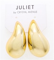 Juliet Fashion Gold Stud Back Earrings