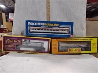 Three Model Train Cars in OG Boxes-Walters, RK