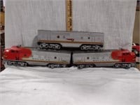 Two Lionel Model Train Engines & Train Car Lot