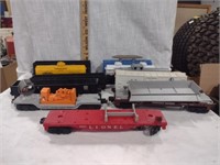 Box Lot of Various Lionel Model Train Cars