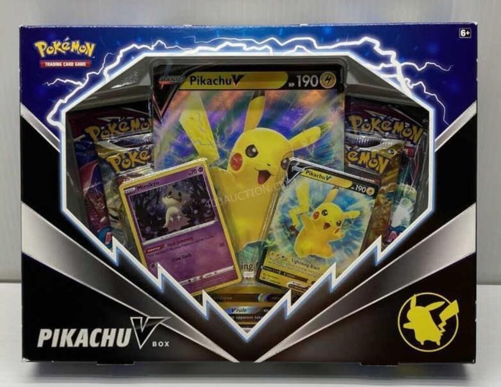Pokemon TCG: Pikachu V Box - NEW