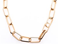 Pomina Gold Link Choker Style Necklace