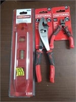 CRAFTSMAN Wire Cutters,Pliers & Level Set.