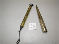 10" D-24 BRASS  PUNCH, ROUND BRASS HANGING SCALES