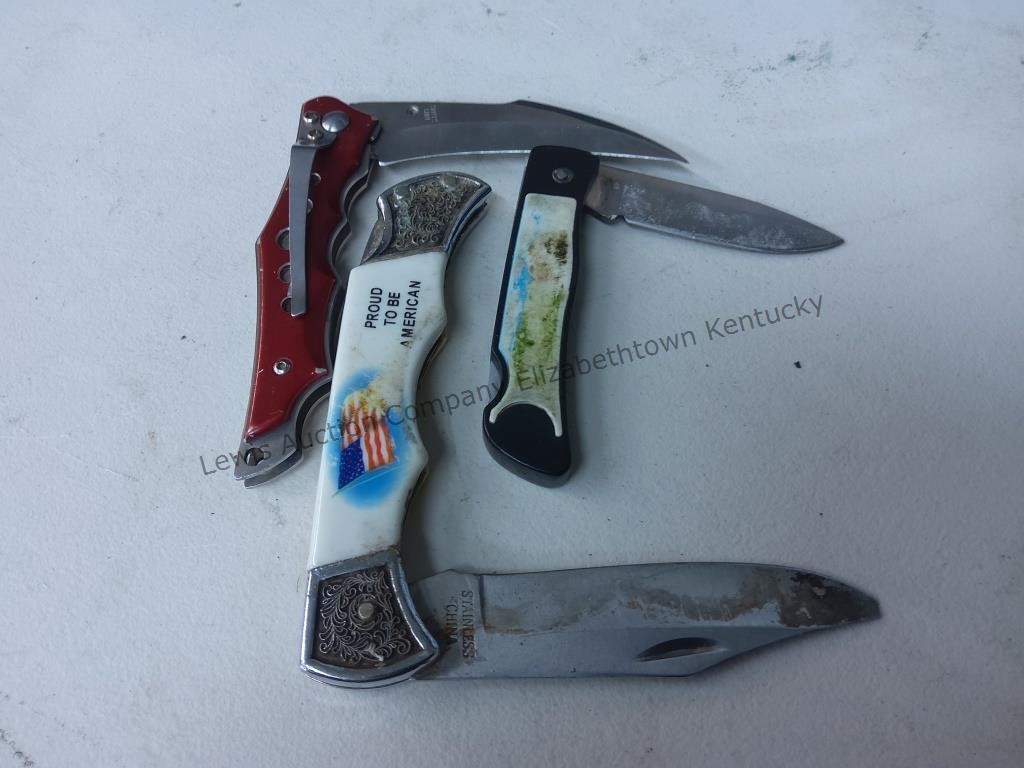 3 knives made in China