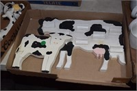 WOODEN COWS