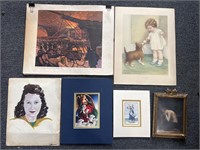 Vintage art prints and more