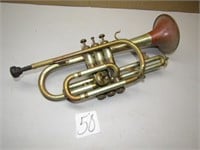 BRASS CORNET LOOKS TO BE COMPLETE
