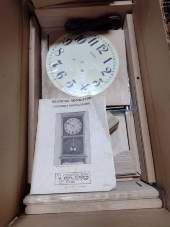 Vintage Viking Railroad Clock Kit