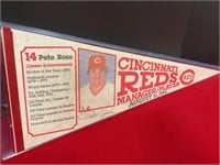 1984 Cincinnati Reds Pennant Pete Rose